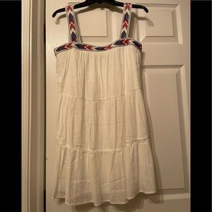 White Boho Sundress. Size M.